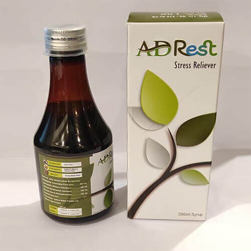 ad rest stress reliever syrup