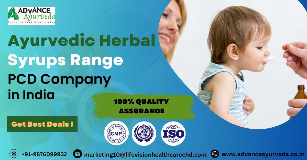 Ayurvedic Herbal Syrups Range PCD Company in India